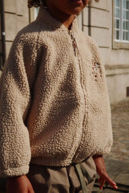 Konges Sløjd JAZZ TEDDY Bomber-Jacke GRS Oxford Tan