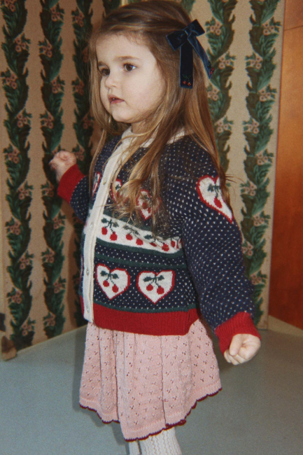 Konges Sløjd BELOU Strickjacke Cherry