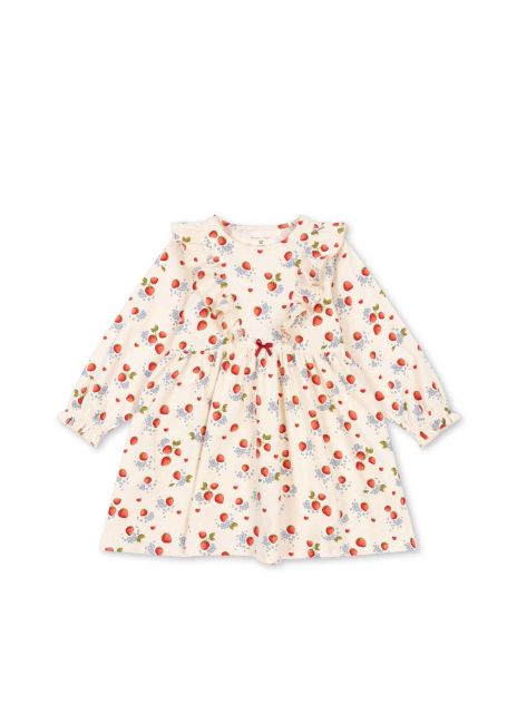 Konges Sløjd BASIC FRILL Kleid  Marmelade