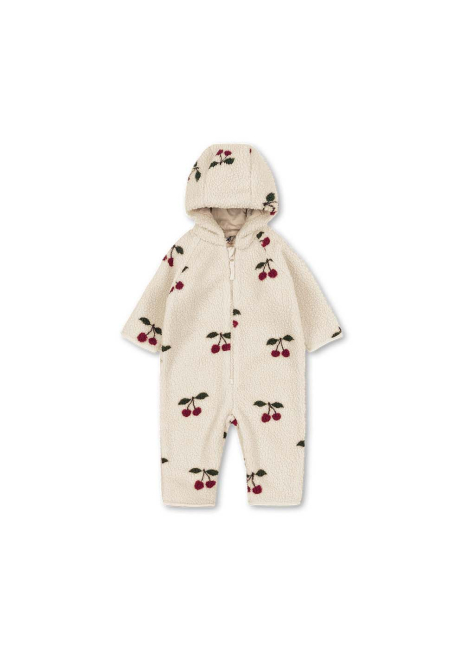 Konges Sløjd JODY TEDDY outdoor Strampler GRS MA grande cerise