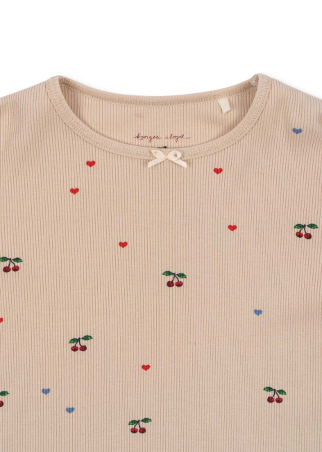 Konges Sløjd ELLA Langarmshirt CHERRY coeur blush