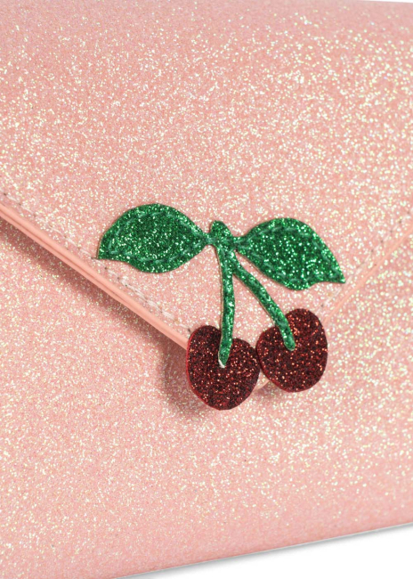 Konges Sløjd Umhängetasche LOVE LETTER BAG PINK GLITTER