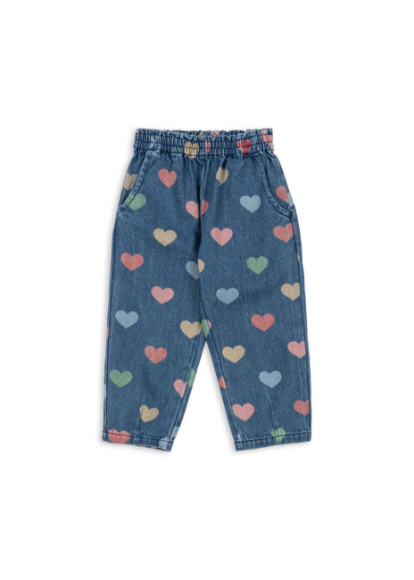 Konges Sløjd MAGOT FRILL Jeanshose gots Bon coeur coloré