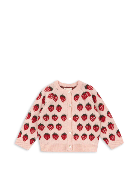 Konges Sløjd BELOU Strickjacke Strawberry