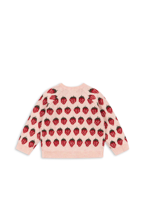 Konges Sløjd BELOU Strickjacke Strawberry
