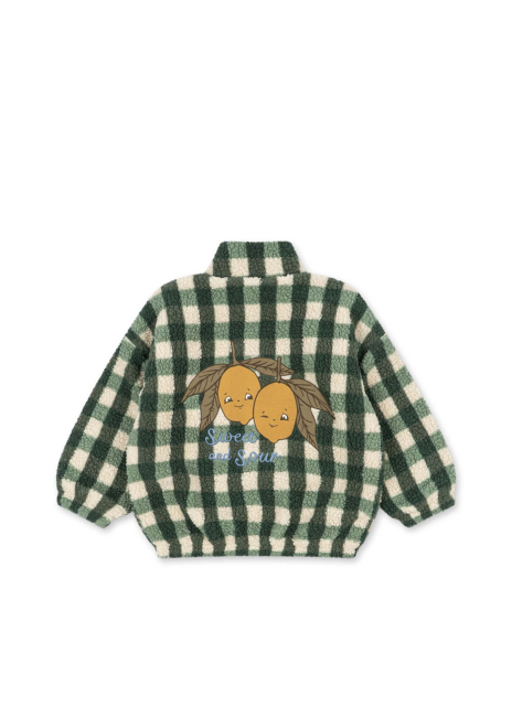 Konges Sløjd JODY Teddyjacke Green Check