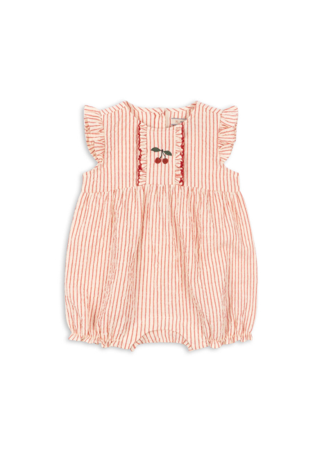 Konges Sløjd Ellie FRILL Strampler Amour Stripe