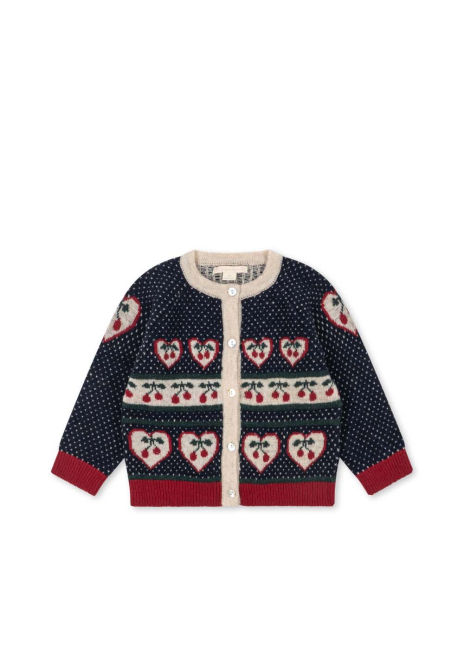 Konges Sløjd BELOU Strickjacke Cherry