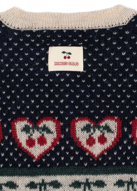 Konges Sløjd BELOU Strickjacke Cherry